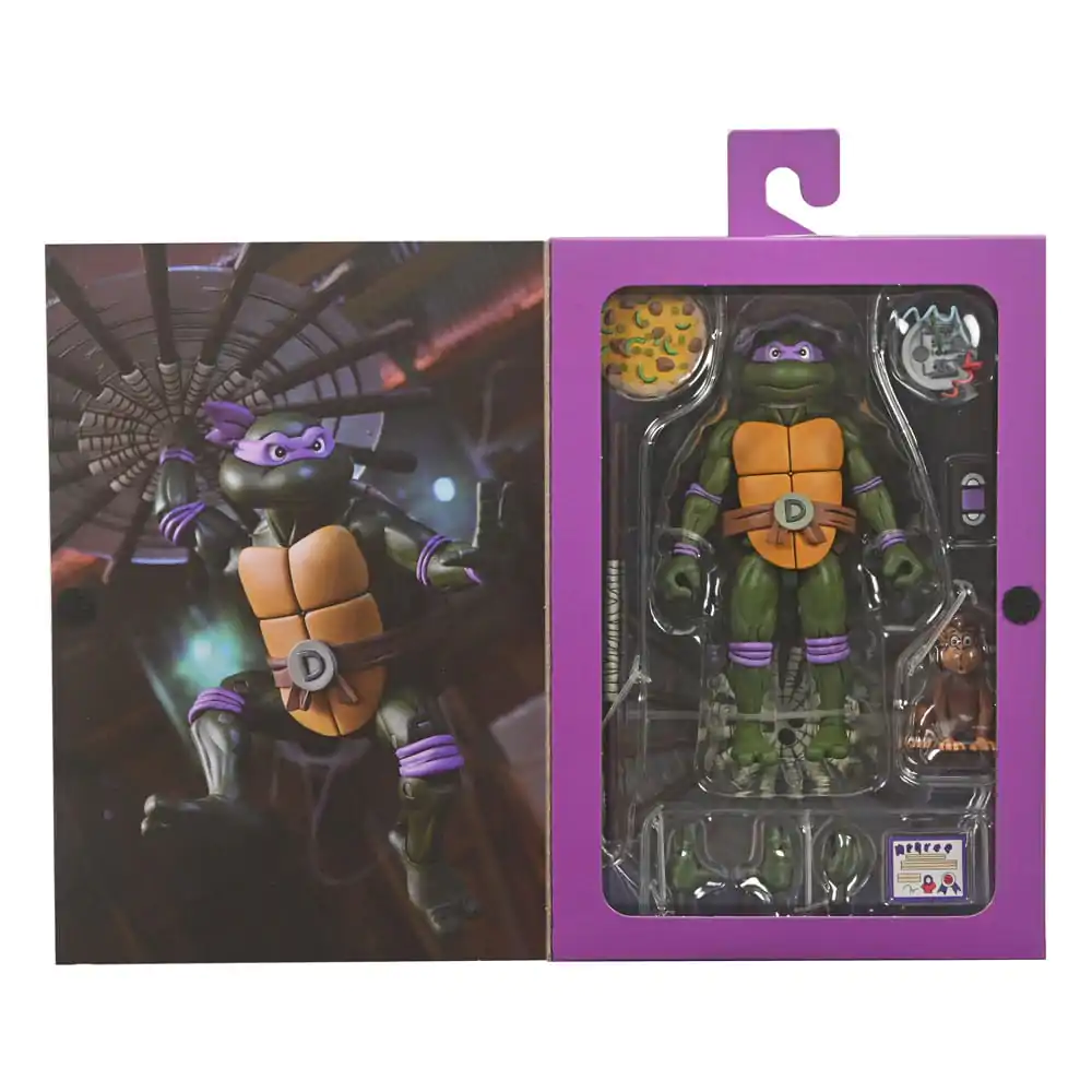 Teenage Mutant Ninja Turtles (Cartoon) Figurina de Acțiune Ultimate Donatello VHS 18 cm poza produsului