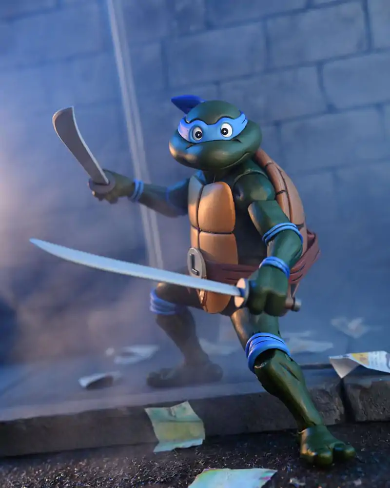 Teenage Mutant Ninja Turtles (Cartoon) figurină de acțiune Ultimate Leonardo VHS 18 cm poza produsului