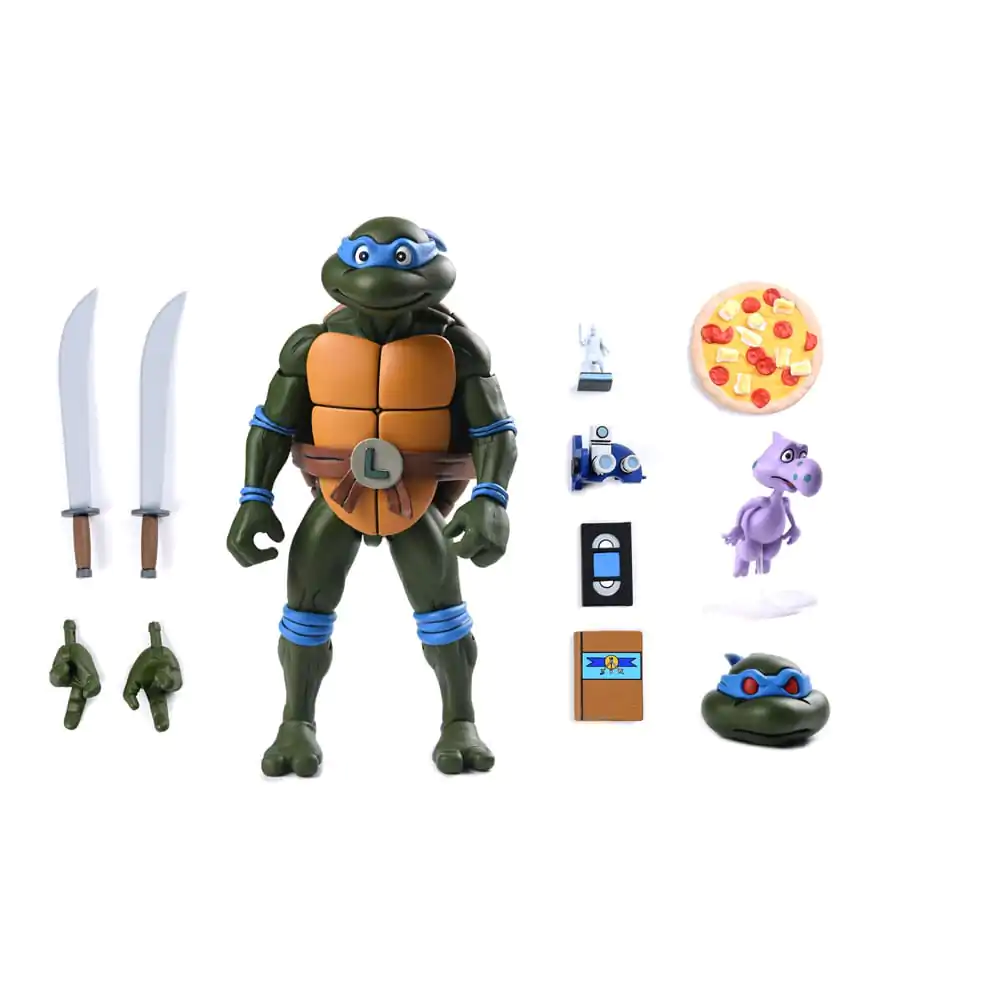 Teenage Mutant Ninja Turtles (Cartoon) figurină de acțiune Ultimate Leonardo VHS 18 cm poza produsului