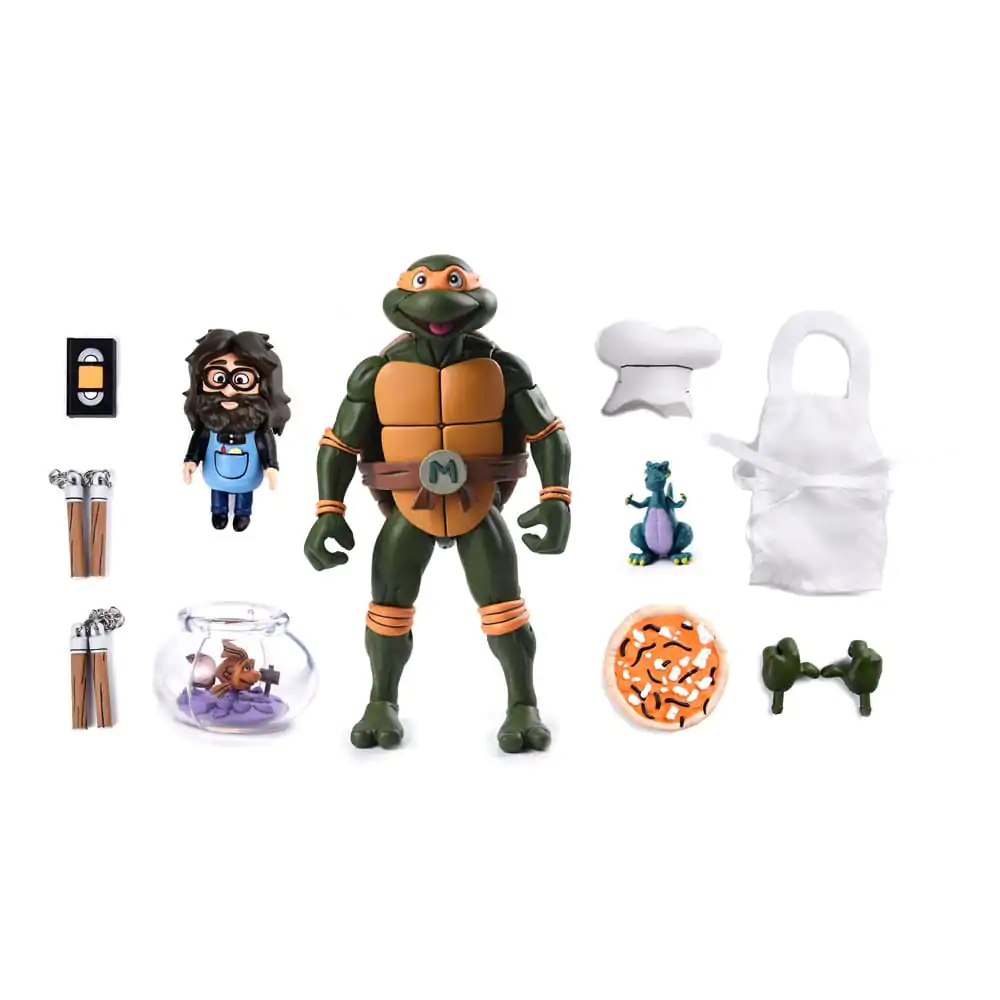 Teenage Mutant Ninja Turtles (Cartoon) Figurina de Acțiune Ultimate Michelangelo VHS 18 cm poza produsului