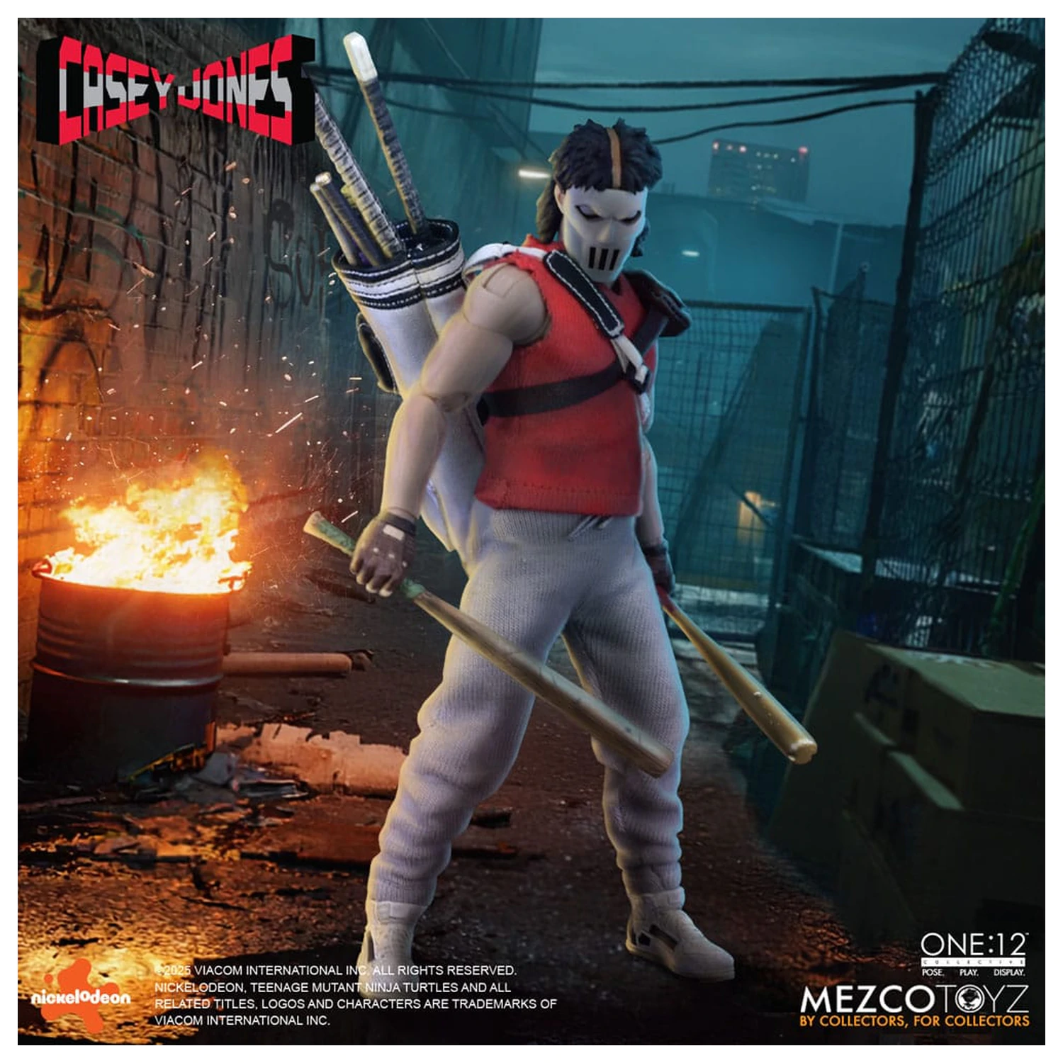 Teenage Mutant Ninja Turtles Figura 1/12 Casey Jones 17 cm poza produsului