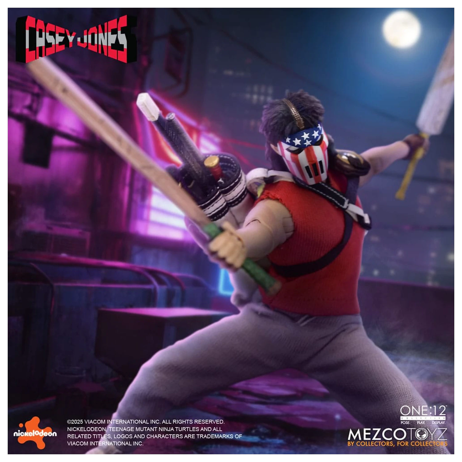 Teenage Mutant Ninja Turtles Figura 1/12 Casey Jones 17 cm poza produsului