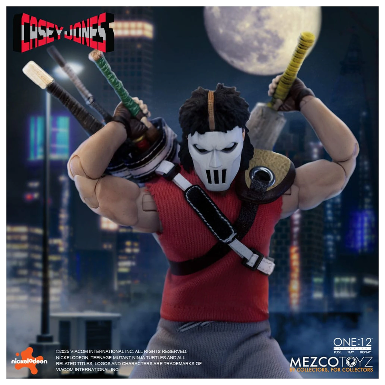 Teenage Mutant Ninja Turtles Figura 1/12 Casey Jones 17 cm poza produsului