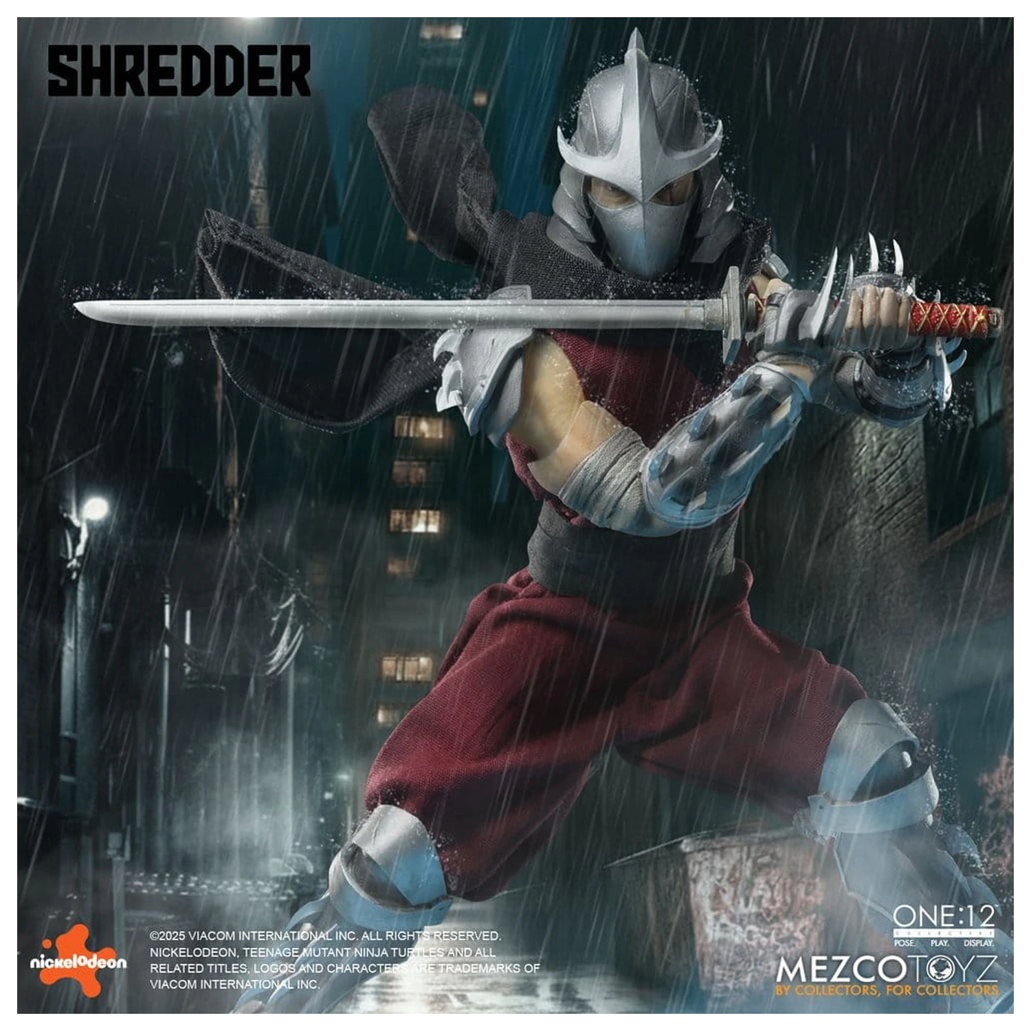 Teenage Mutant Ninja Turtles Figura 1/12 Shredder 17 cm poza produsului