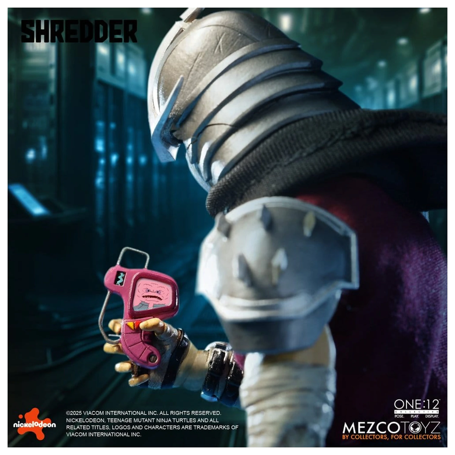 Teenage Mutant Ninja Turtles Figura 1/12 Shredder 17 cm poza produsului