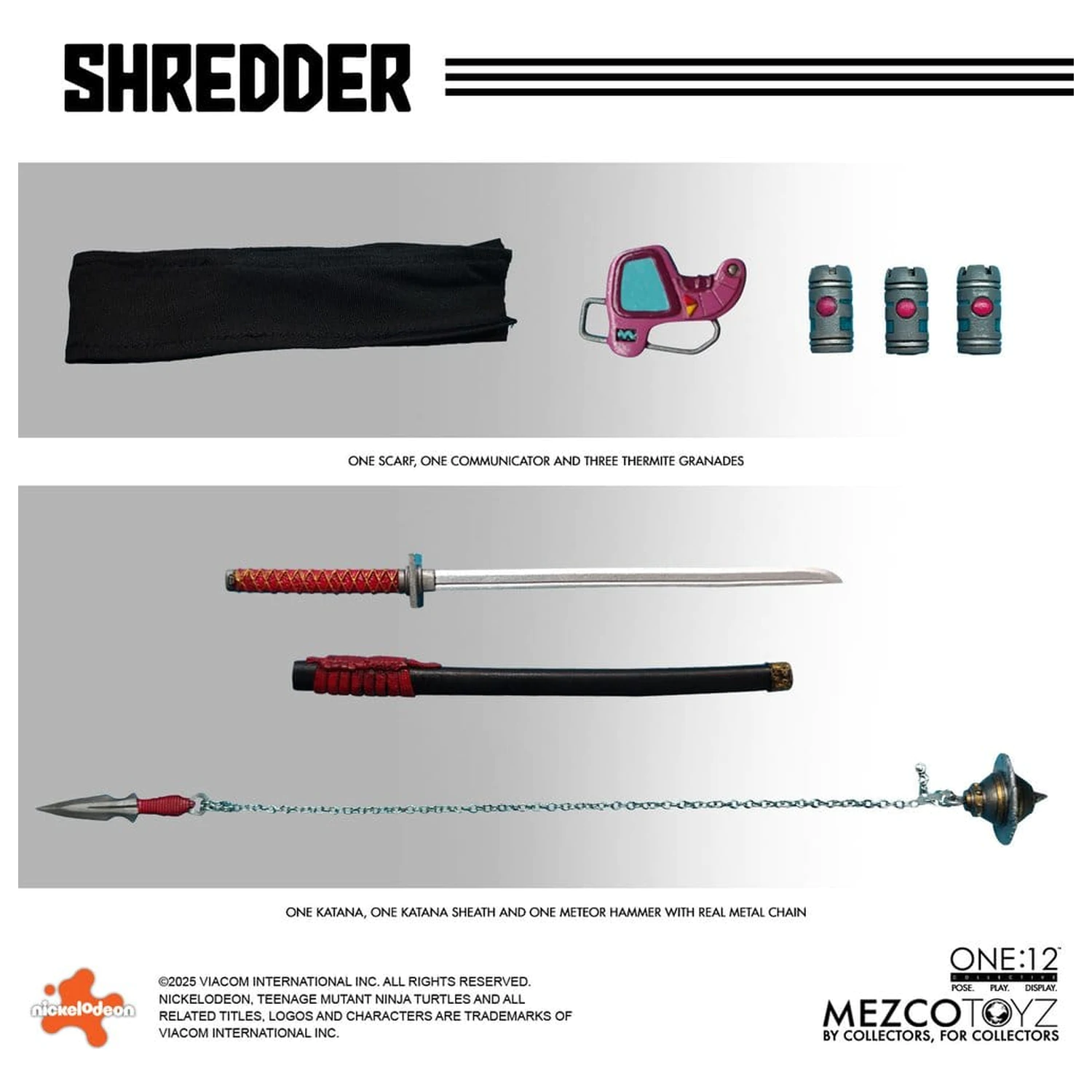 Teenage Mutant Ninja Turtles Figura 1/12 Shredder 17 cm poza produsului