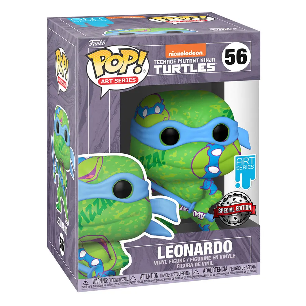 Teenage Mutant Ninja Turtles POP! Artist Series Figurina de vinil Leonardo 9 cm poza produsului