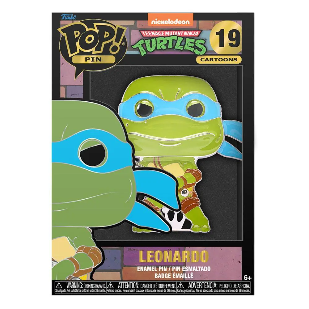 Teenage Mutant Ninja Turtles POP! Pin din email Leonardo 10 cm poza produsului