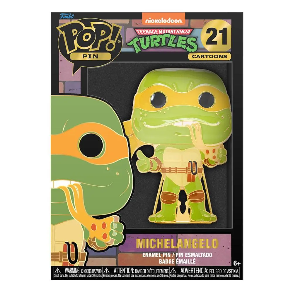 Teenage Mutant Ninja Turtles POP! Pin din email Michelangelo 10 cm poza produsului