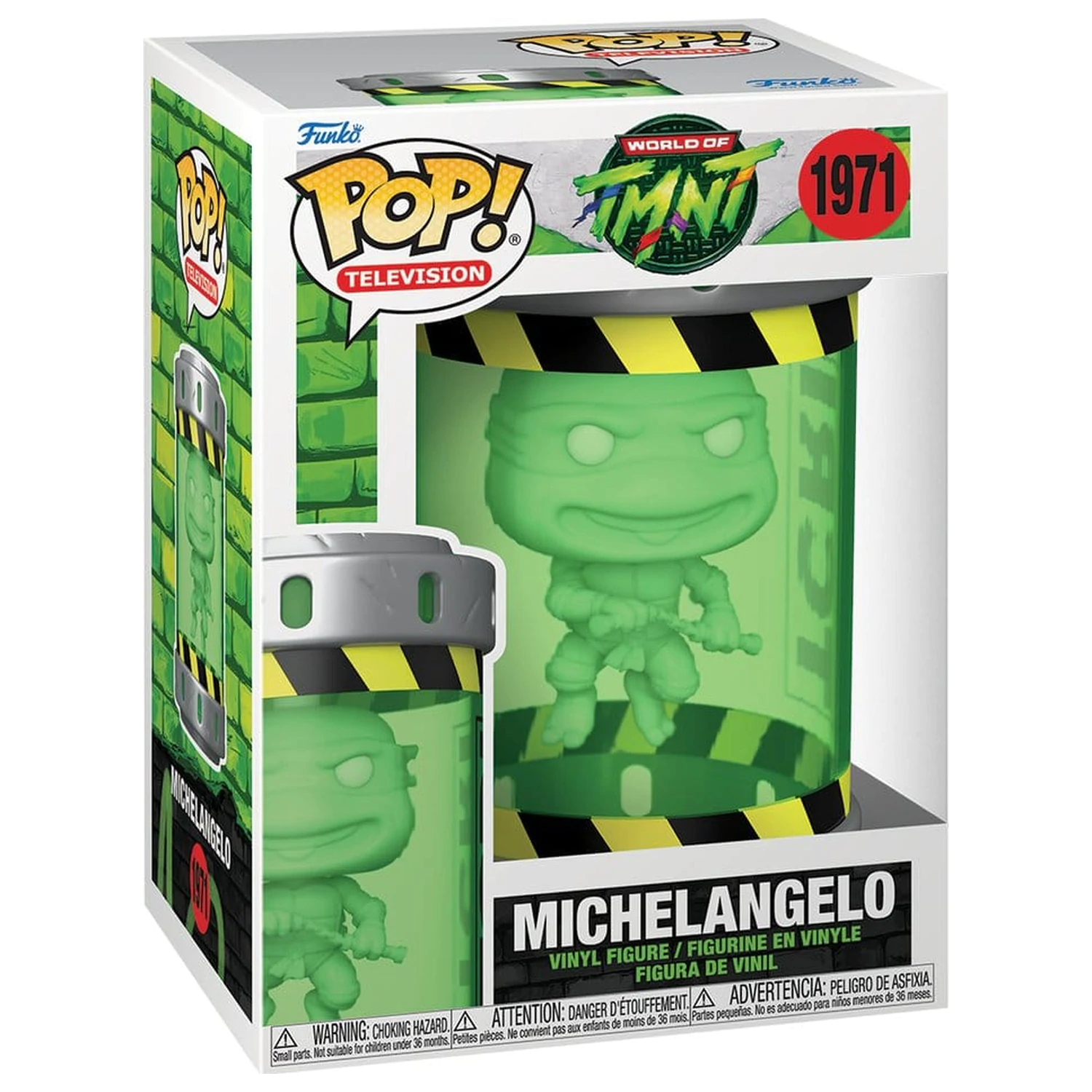 Figura din vinil Teenage Mutant Ninja Turtles Funko POP! Vinyl Michelangelo 9 cm poza produsului