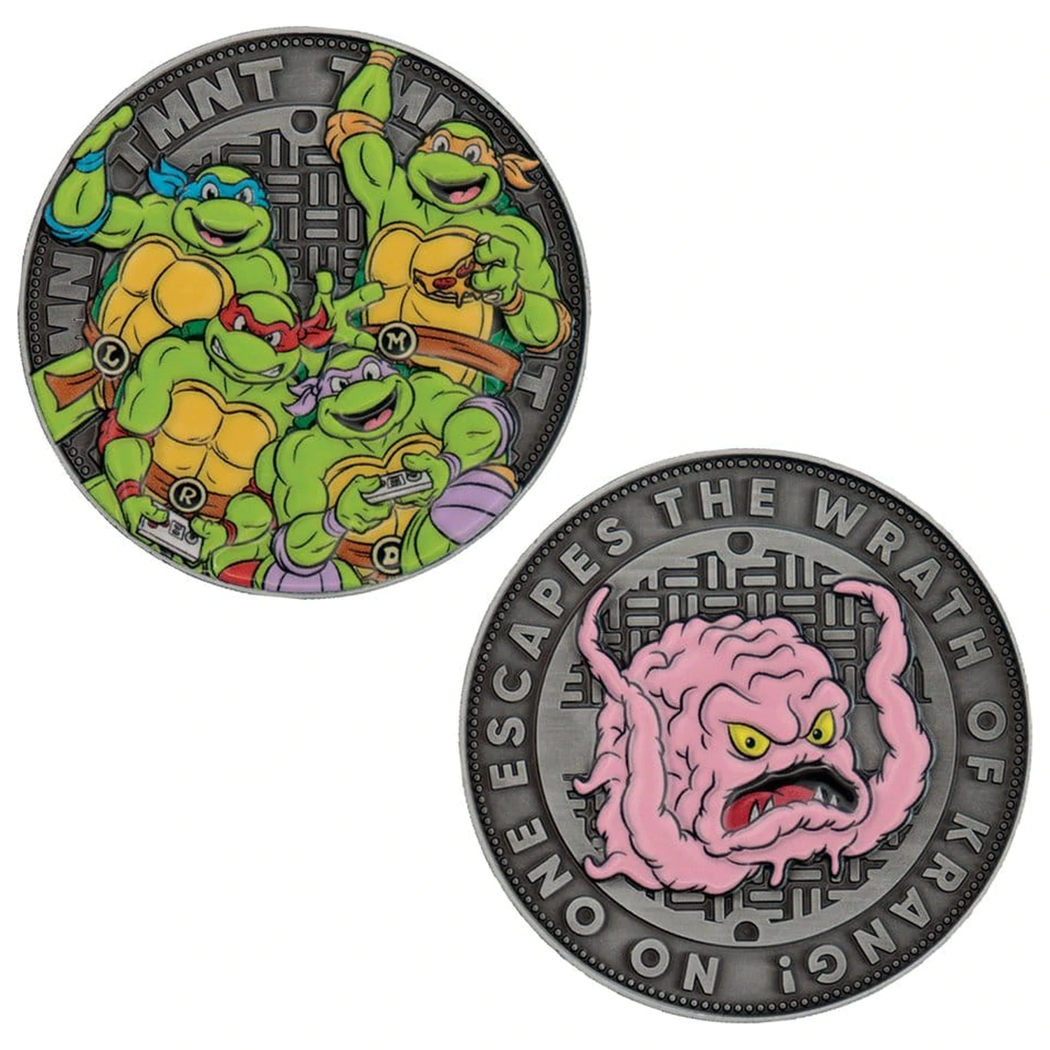 Teenage Mutant Ninja Turtles moneda de colectie Krang poza produsului
