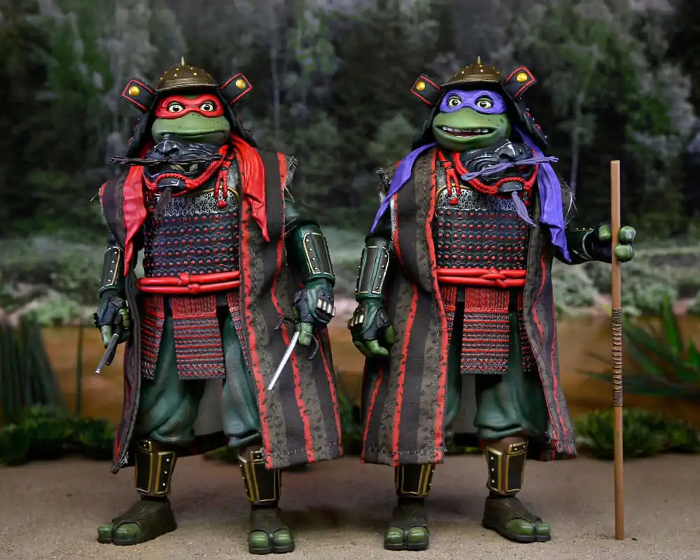 Teenage Mutant Ninja Turtles III Figurina de Acțiune 2-Pack Donatello & Raphael 18 cm poza produsului