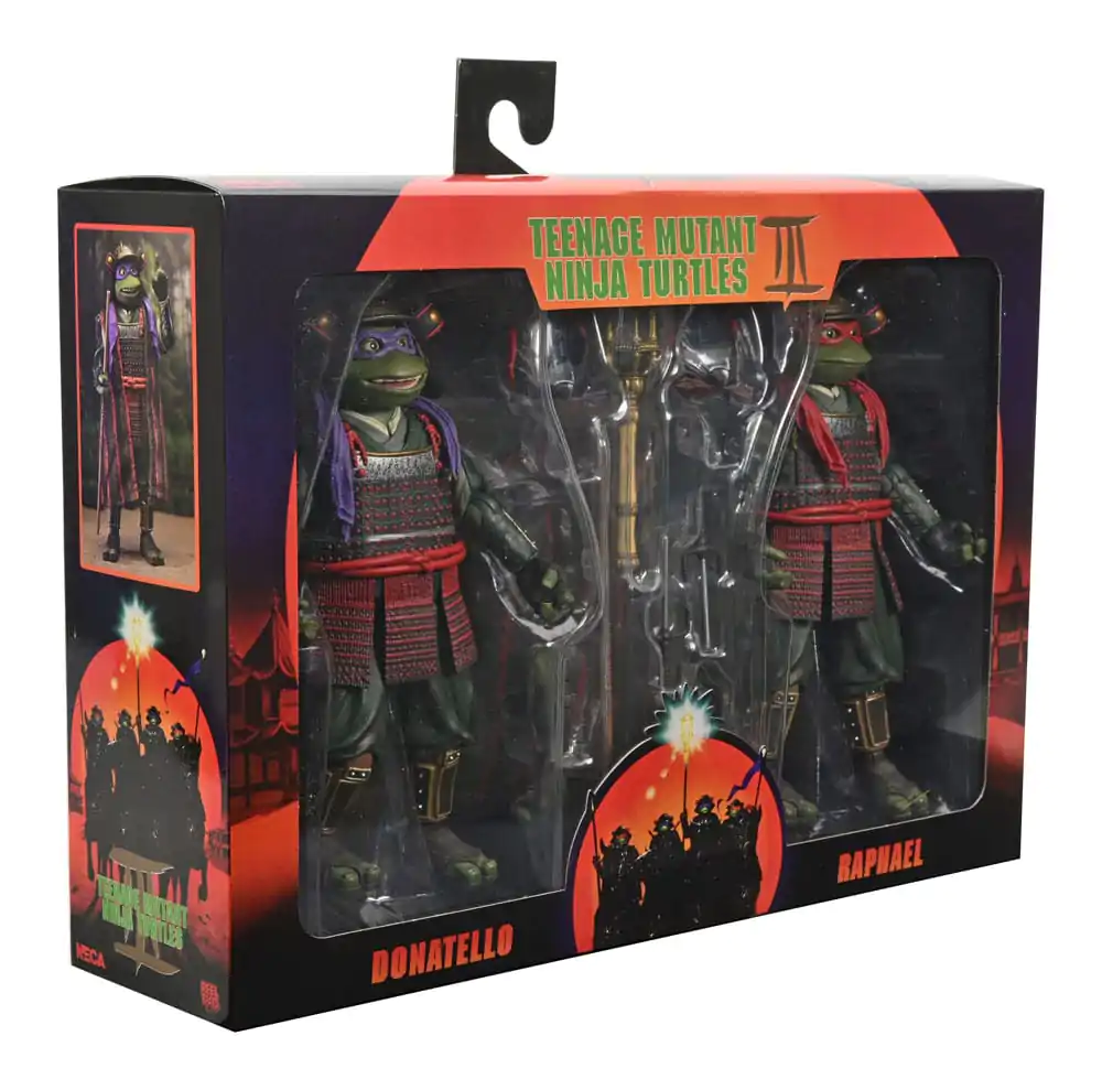 Teenage Mutant Ninja Turtles III Figurina de Acțiune 2-Pack Donatello & Raphael 18 cm poza produsului