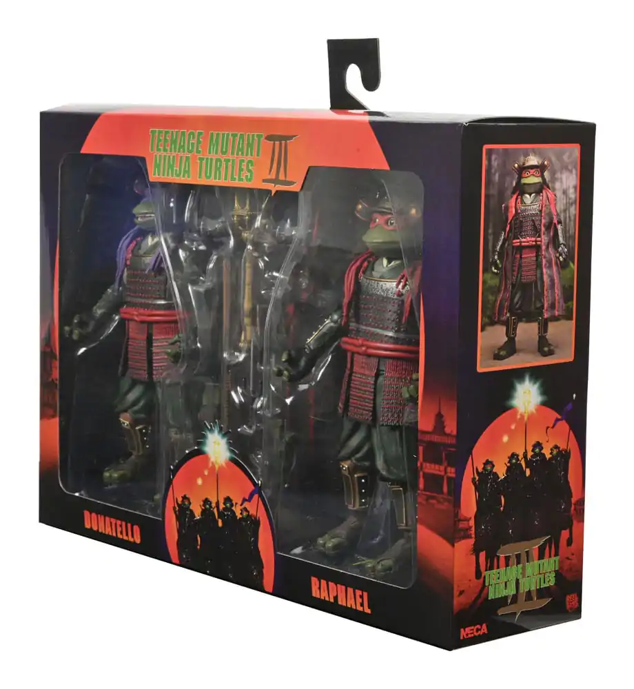 Teenage Mutant Ninja Turtles III Figurina de Acțiune 2-Pack Donatello & Raphael 18 cm poza produsului