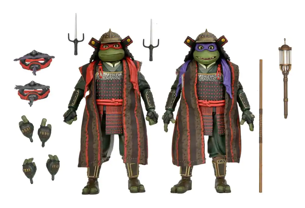 Teenage Mutant Ninja Turtles III Figurina de Acțiune 2-Pack Donatello & Raphael 18 cm poza produsului