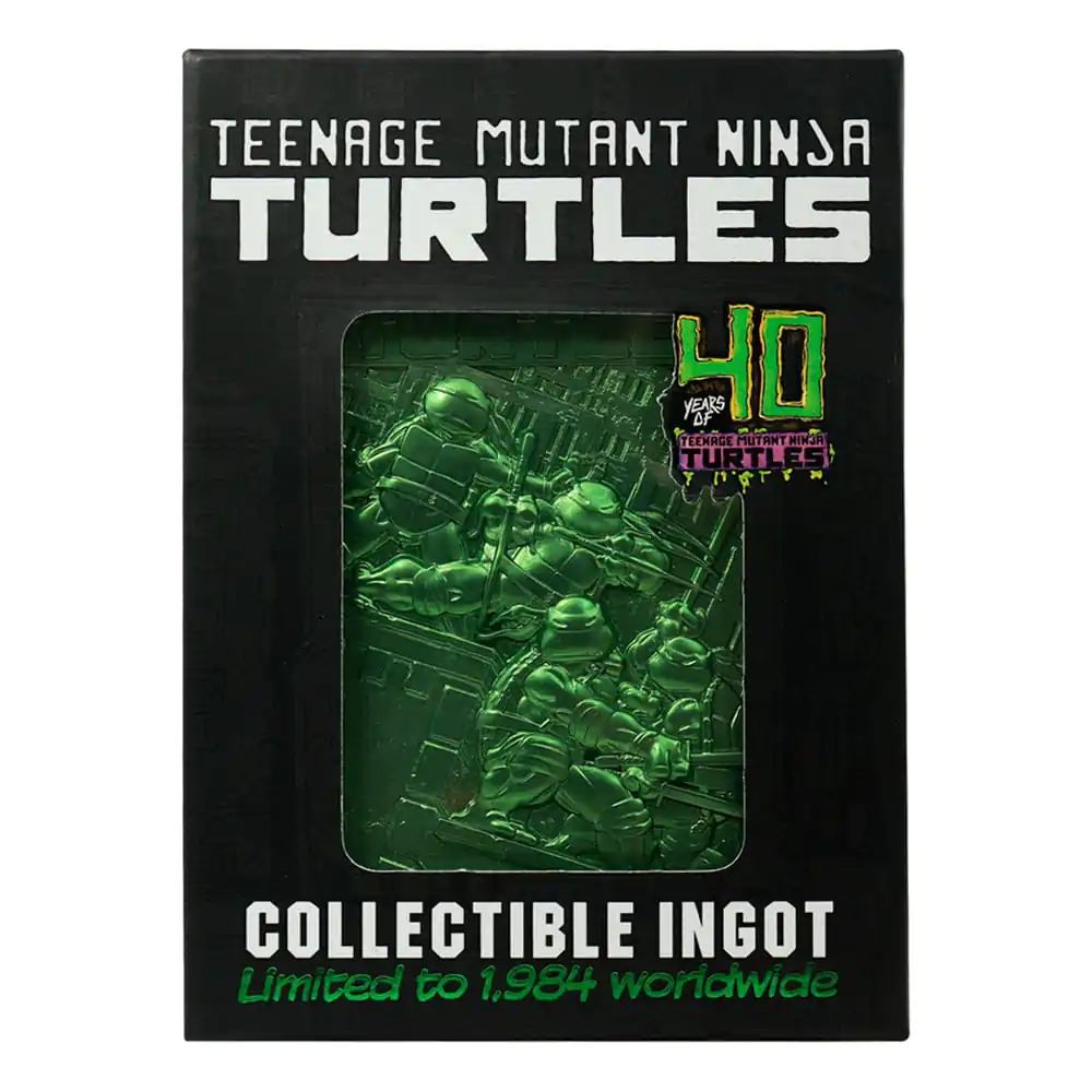 Teenage Mutant Ninja Turtles Ingot 40th Anniversary Verde Ediție Limitată poza produsului