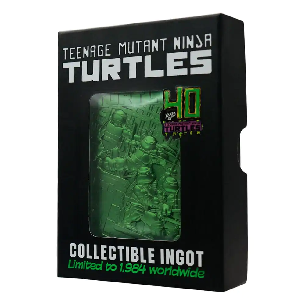 Teenage Mutant Ninja Turtles Ingot 40th Anniversary Verde Ediție Limitată poza produsului