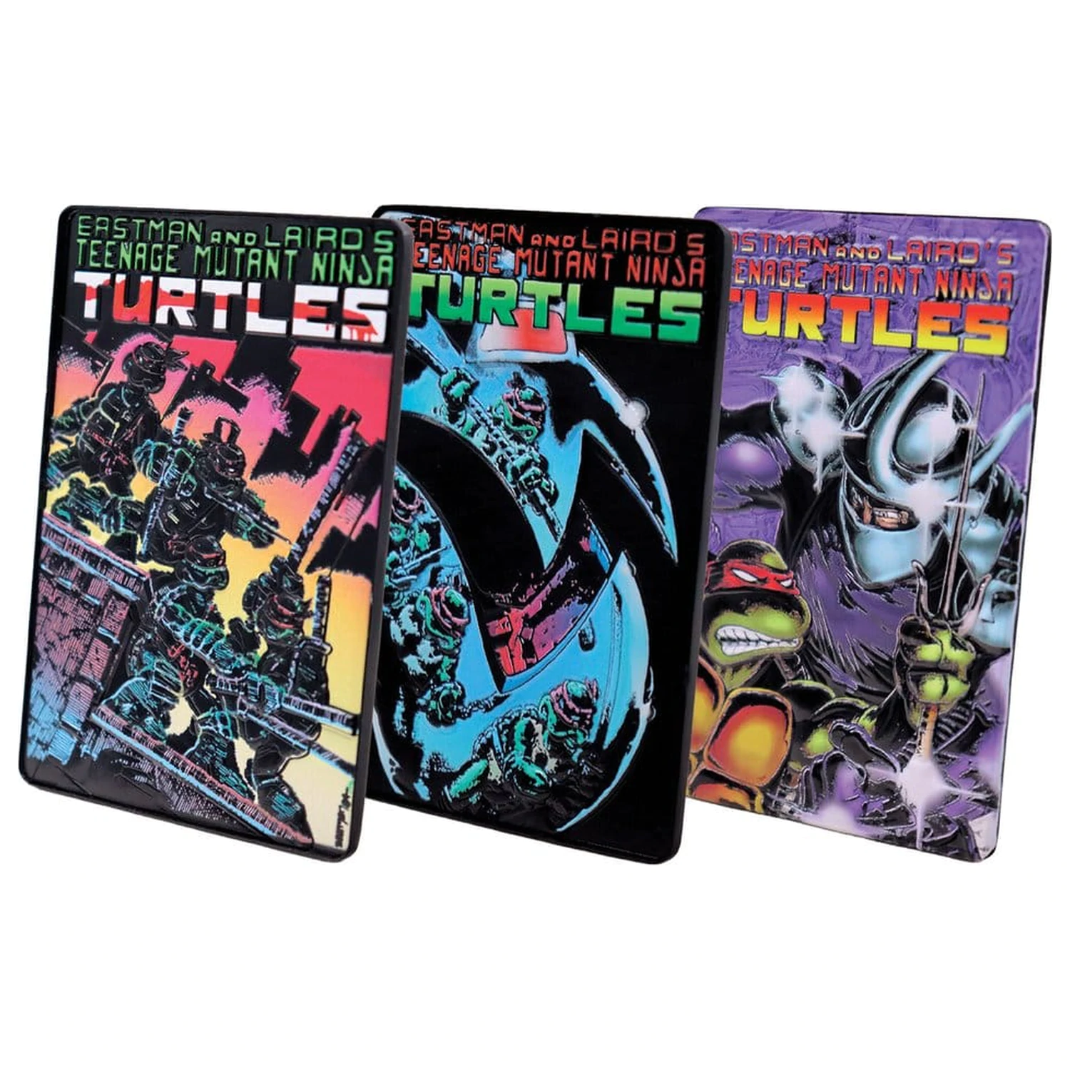 Teenage Mutant Ninja Turtles Set de trei lingouri Comic Book Cover Ingots Limited Edition poza produsului
