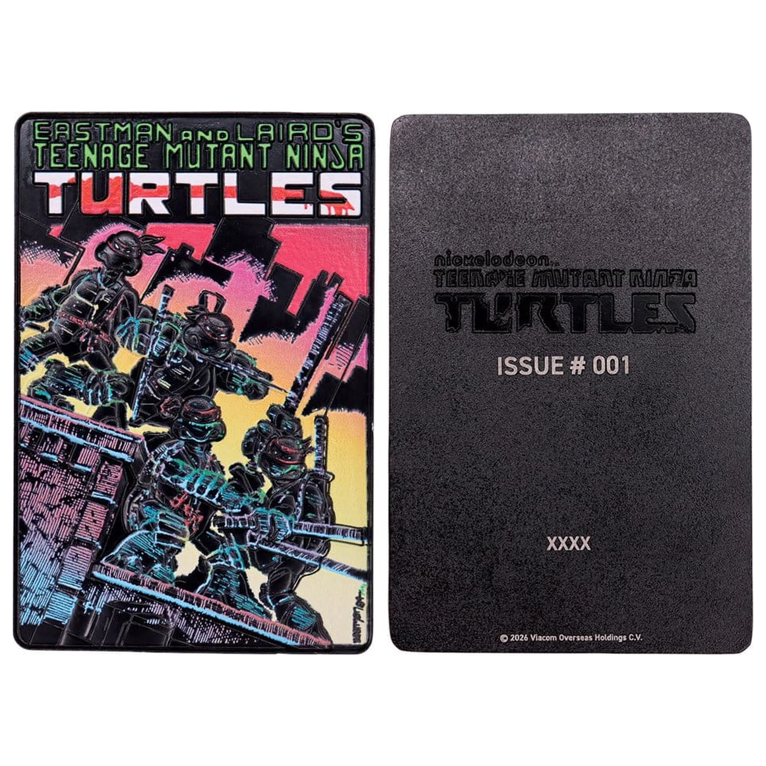 Teenage Mutant Ninja Turtles Set de trei lingouri Comic Book Cover Ingots Limited Edition poza produsului