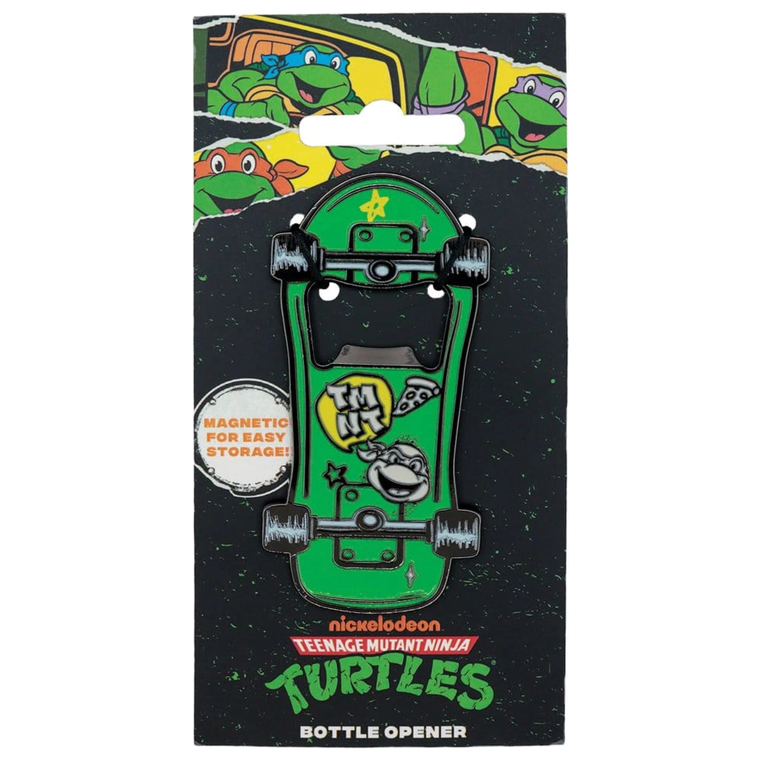 Teenage Mutant Ninja Turtles Deschizator de sticle Skateboard magnetic poza produsului
