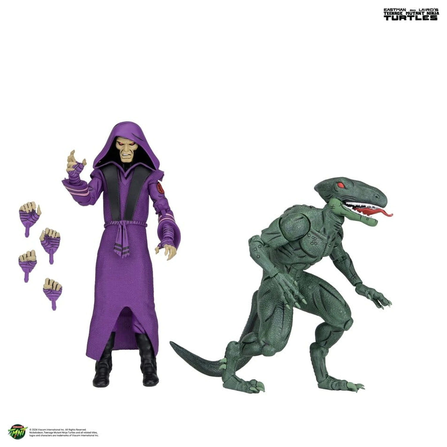 Teenage Mutant Ninja Turtles (Mirage Comics) Figurina de acțiune Pachet dublu Daimyo Orkai & Raptor 18 cm poza produsului