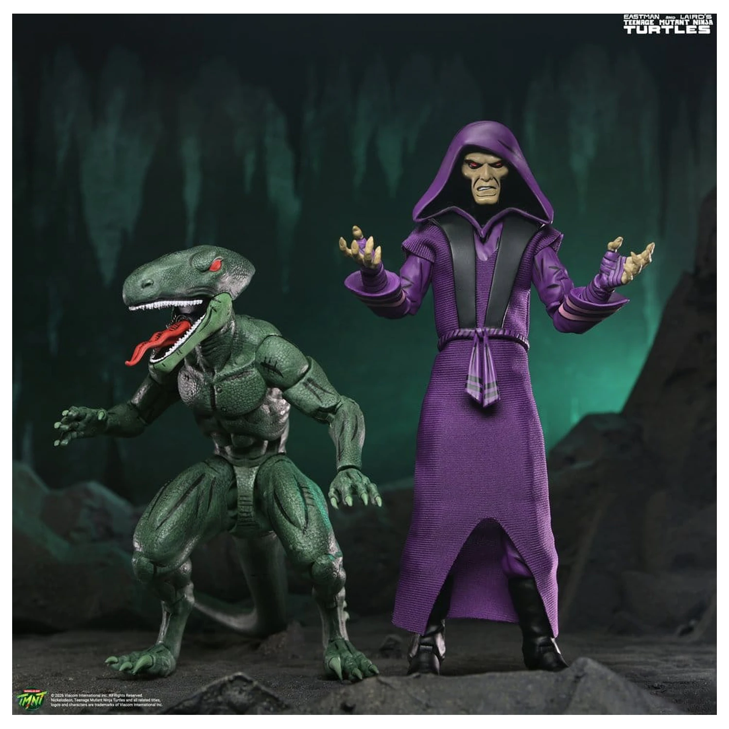 Teenage Mutant Ninja Turtles (Mirage Comics) Figurina de acțiune Pachet dublu Daimyo Orkai & Raptor 18 cm poza produsului