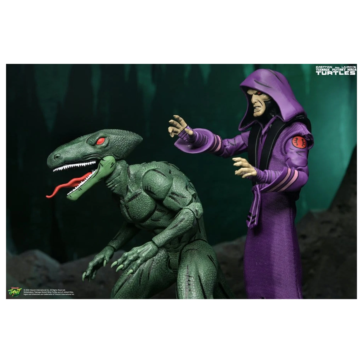 Teenage Mutant Ninja Turtles (Mirage Comics) Figurina de acțiune Pachet dublu Daimyo Orkai & Raptor 18 cm poza produsului