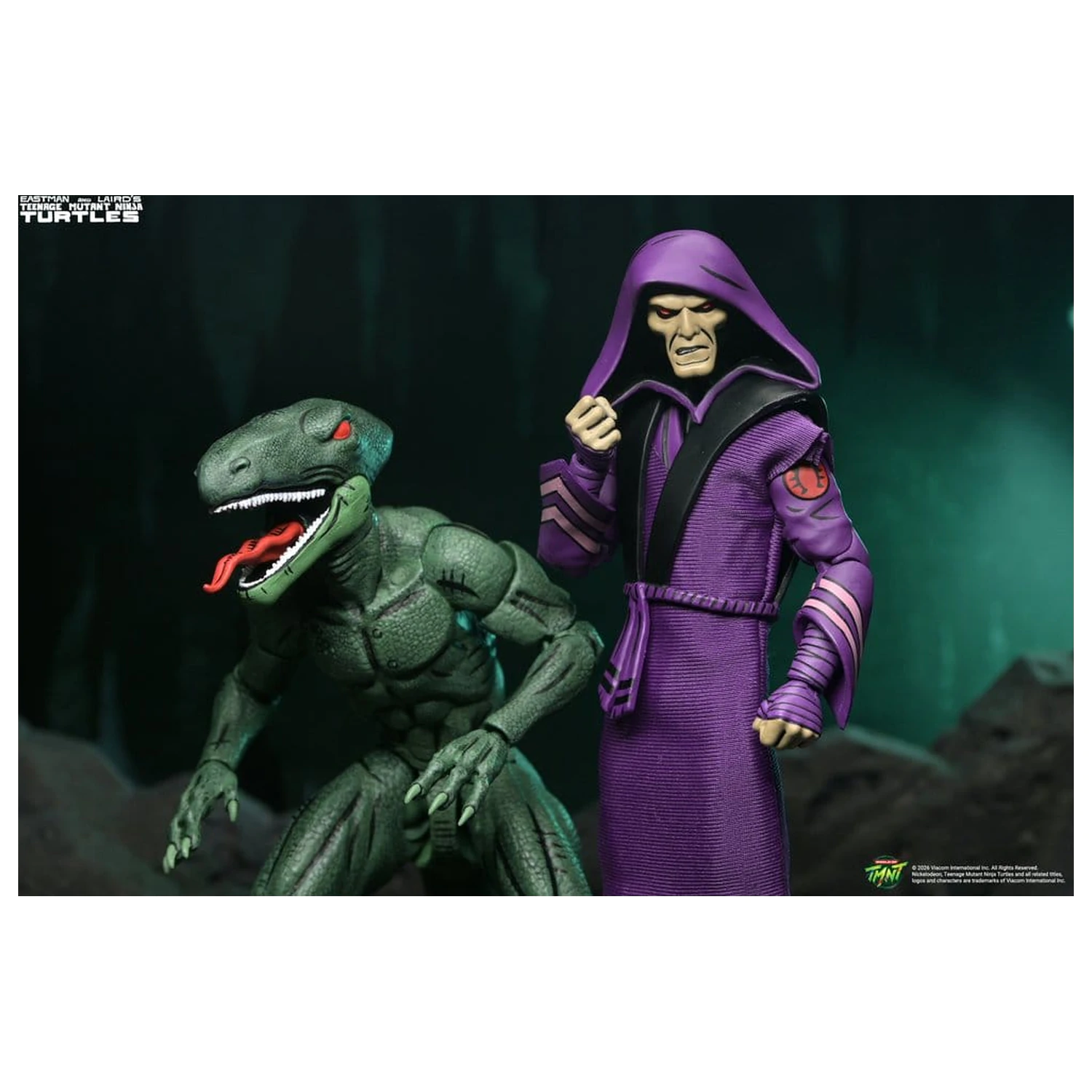 Teenage Mutant Ninja Turtles (Mirage Comics) Figurina de acțiune Pachet dublu Daimyo Orkai & Raptor 18 cm poza produsului