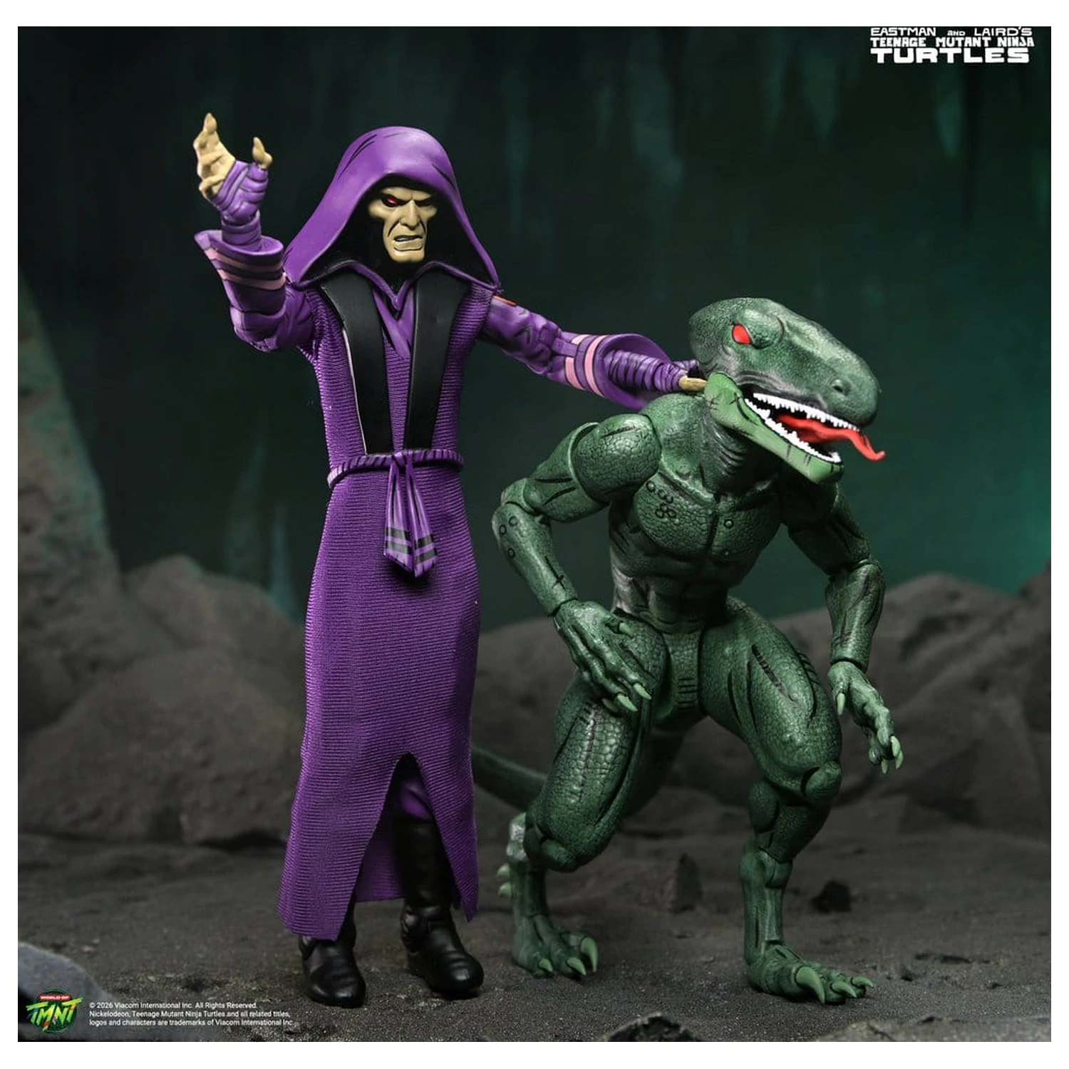 Teenage Mutant Ninja Turtles (Mirage Comics) Figurina de acțiune Pachet dublu Daimyo Orkai & Raptor 18 cm poza produsului