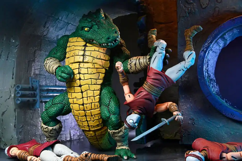 Teenage Mutant Ninja Turtles (Mirage Comics) Figurină de Acțiune Leatherhead 21 cm poza produsului