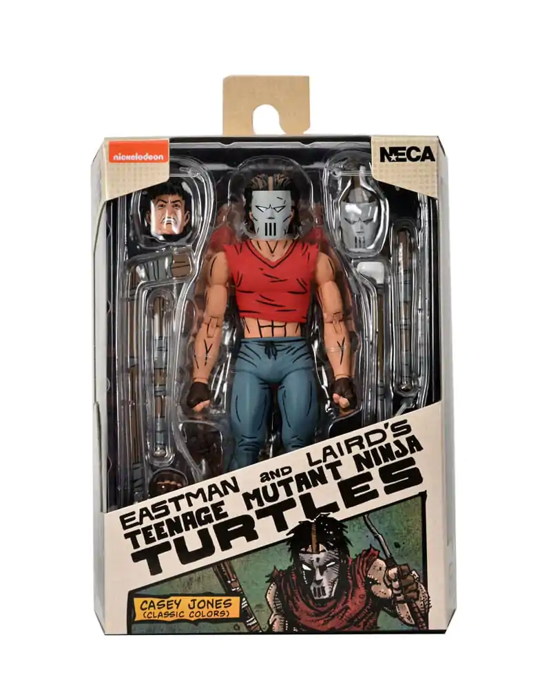 Figurină de acțiune Teenage Mutant Ninja Turtles (Mirage Comics) Casey Jones în tricou Roșu 18 cm poza produsului