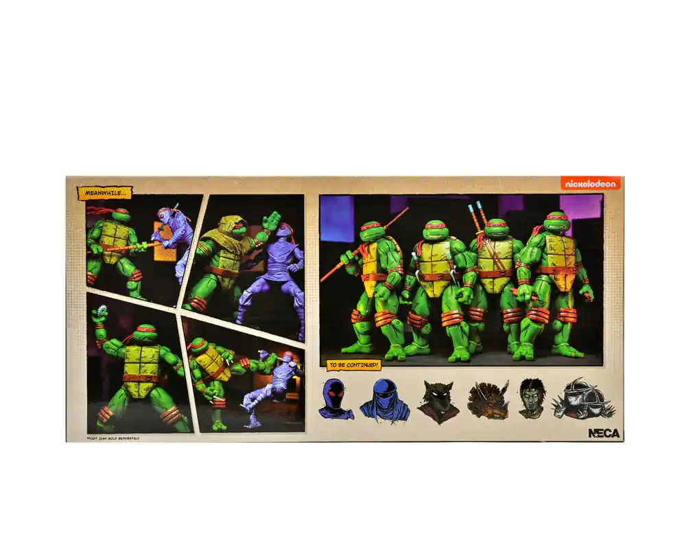 Teenage Mutant Ninja Turtles (Mirage Comics) figurine de acțiune set de 4 bucăți Leonardo, Raphael, Michelangelo, si Donatello 18 cm poza produsului