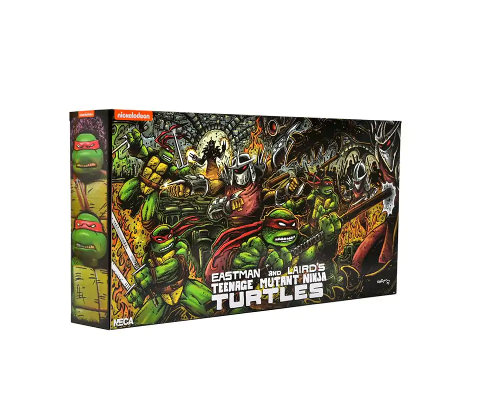 Teenage Mutant Ninja Turtles (Mirage Comics) figurine de acțiune set de 4 bucăți Leonardo, Raphael, Michelangelo, si Donatello 18 cm poza produsului