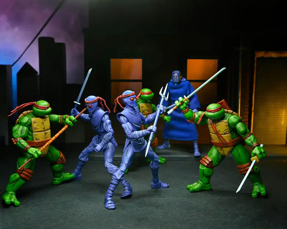 Teenage Mutant Ninja Turtles (Mirage Comics) figurine de acțiune set de 4 bucăți Leonardo, Raphael, Michelangelo, si Donatello 18 cm poza produsului