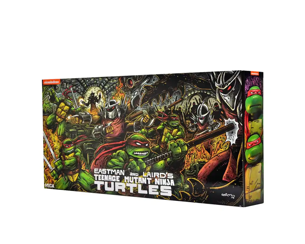 Teenage Mutant Ninja Turtles (Mirage Comics) figurine de acțiune set de 4 bucăți Leonardo, Raphael, Michelangelo, si Donatello 18 cm poza produsului