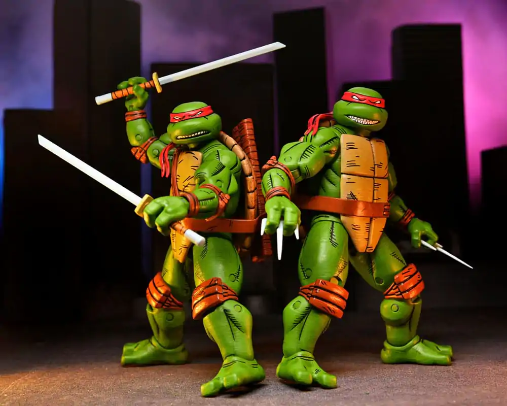 Teenage Mutant Ninja Turtles (Mirage Comics) figurine de acțiune set de 4 bucăți Leonardo, Raphael, Michelangelo, si Donatello 18 cm poza produsului