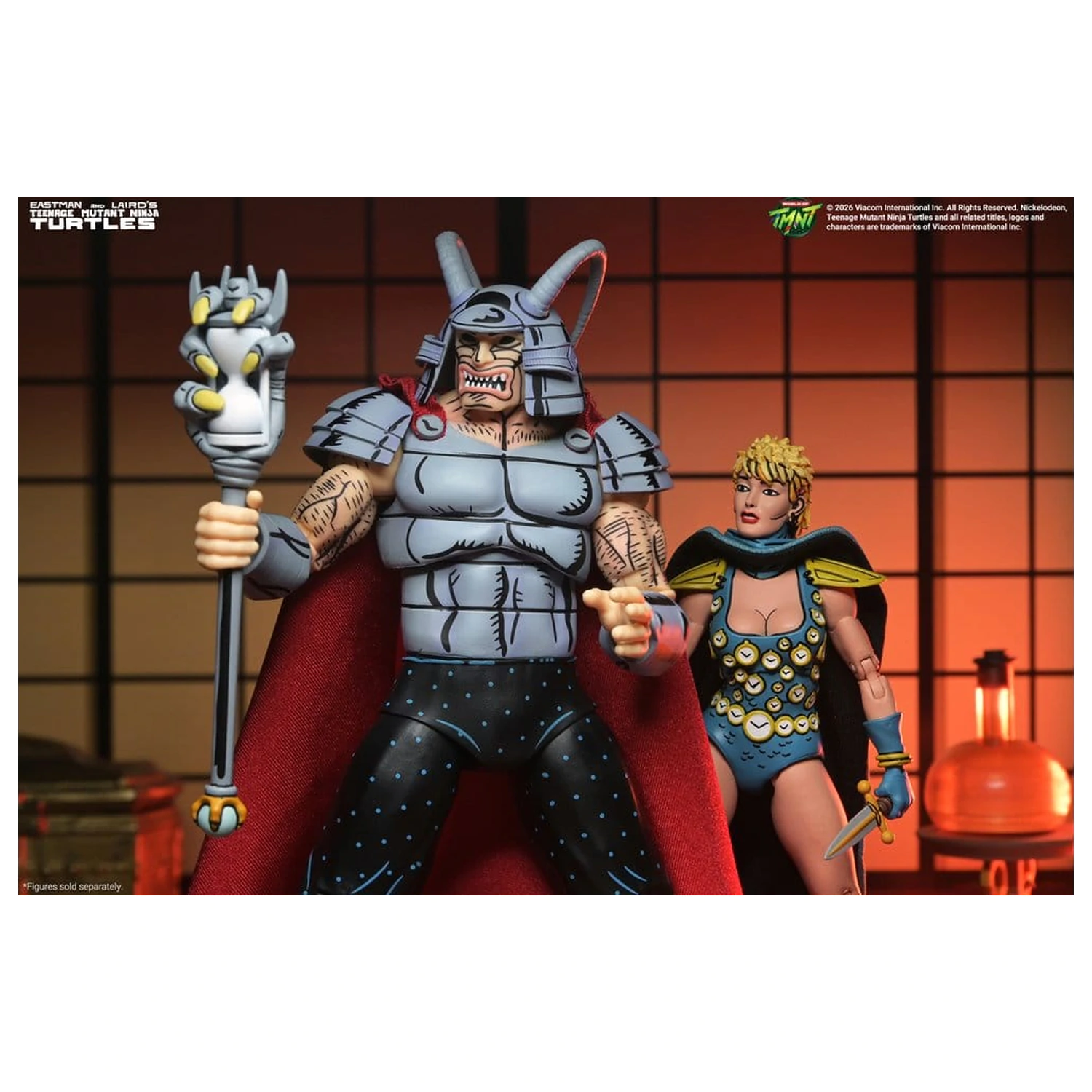 Teenage Mutant Ninja Turtles (Mirage Comics) Figurina de actiune Savanti Romero Warlord 18 cm poza produsului