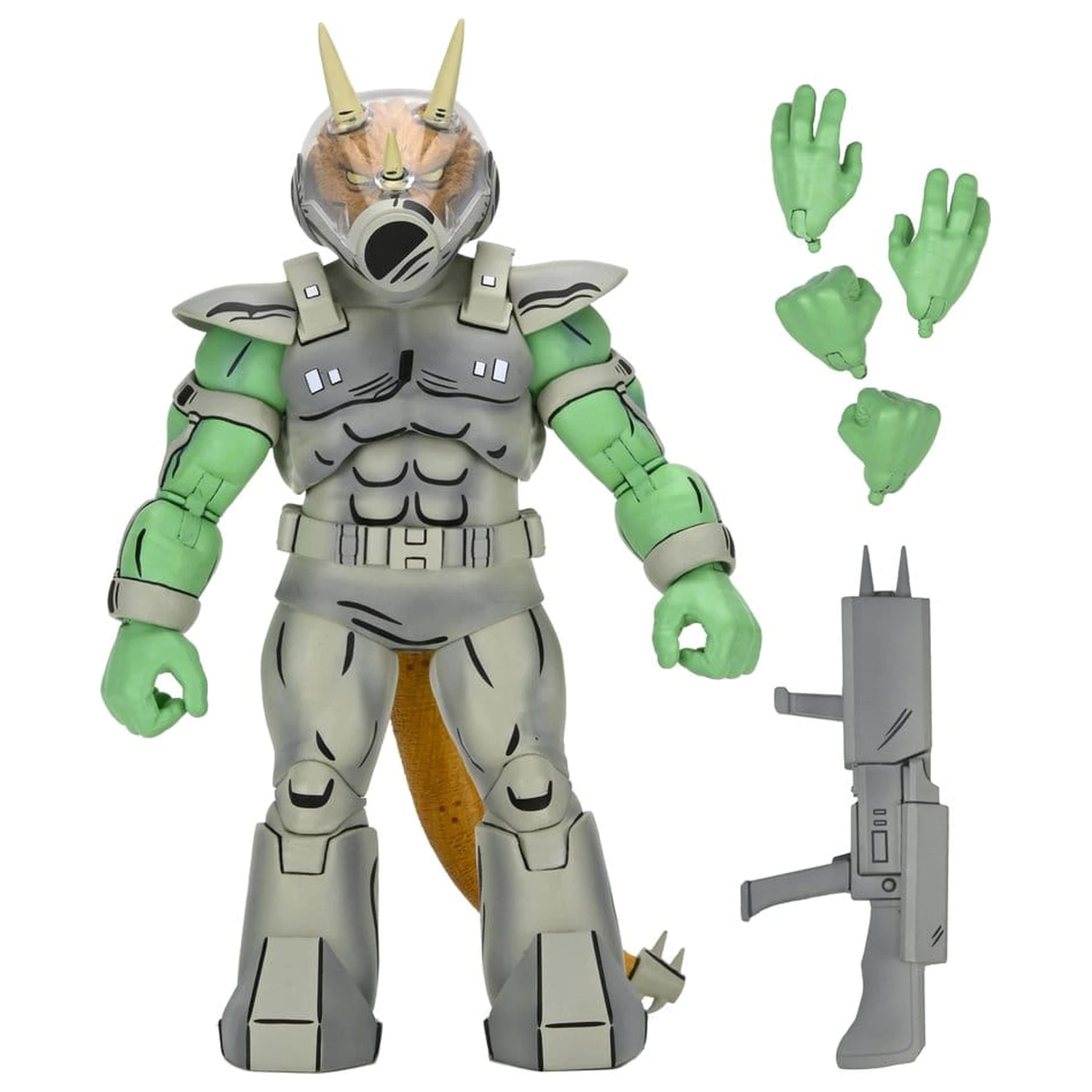 Teenage Mutant Ninja Turtles (Mirage Comics) Figurina Shock Commando Triceraton 18 cm poza produsului
