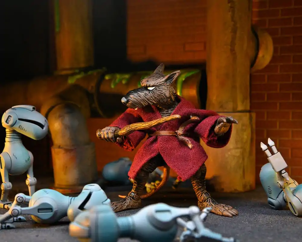 Teenage Mutant Ninja Turtles (Mirage Comics) Action Figure figurina de actiune Splinter 18 cm poza produsului