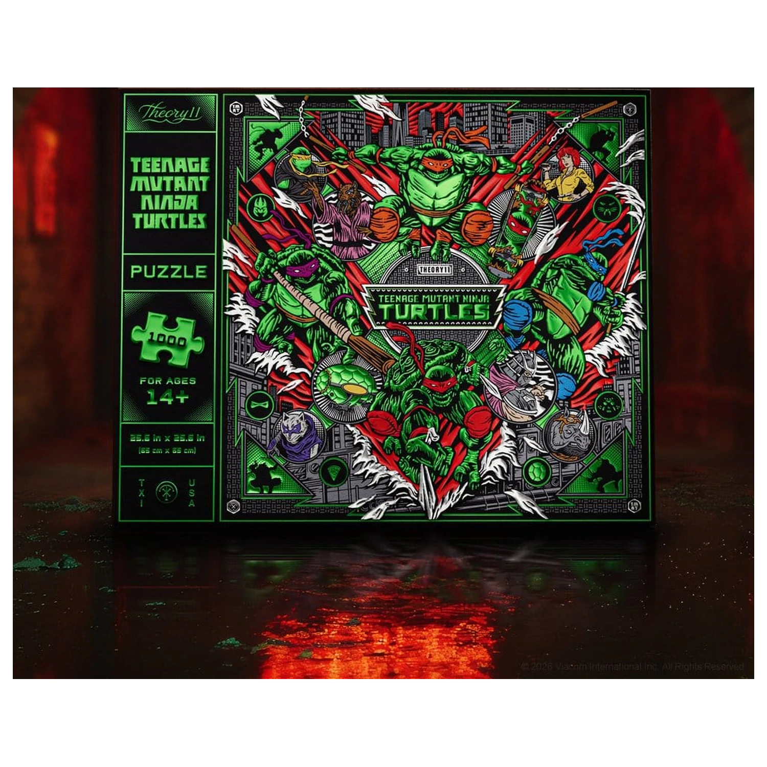 Teenage Mutant Ninja Turtles puzzle multi-dimensional (1000 piese) poza produsului