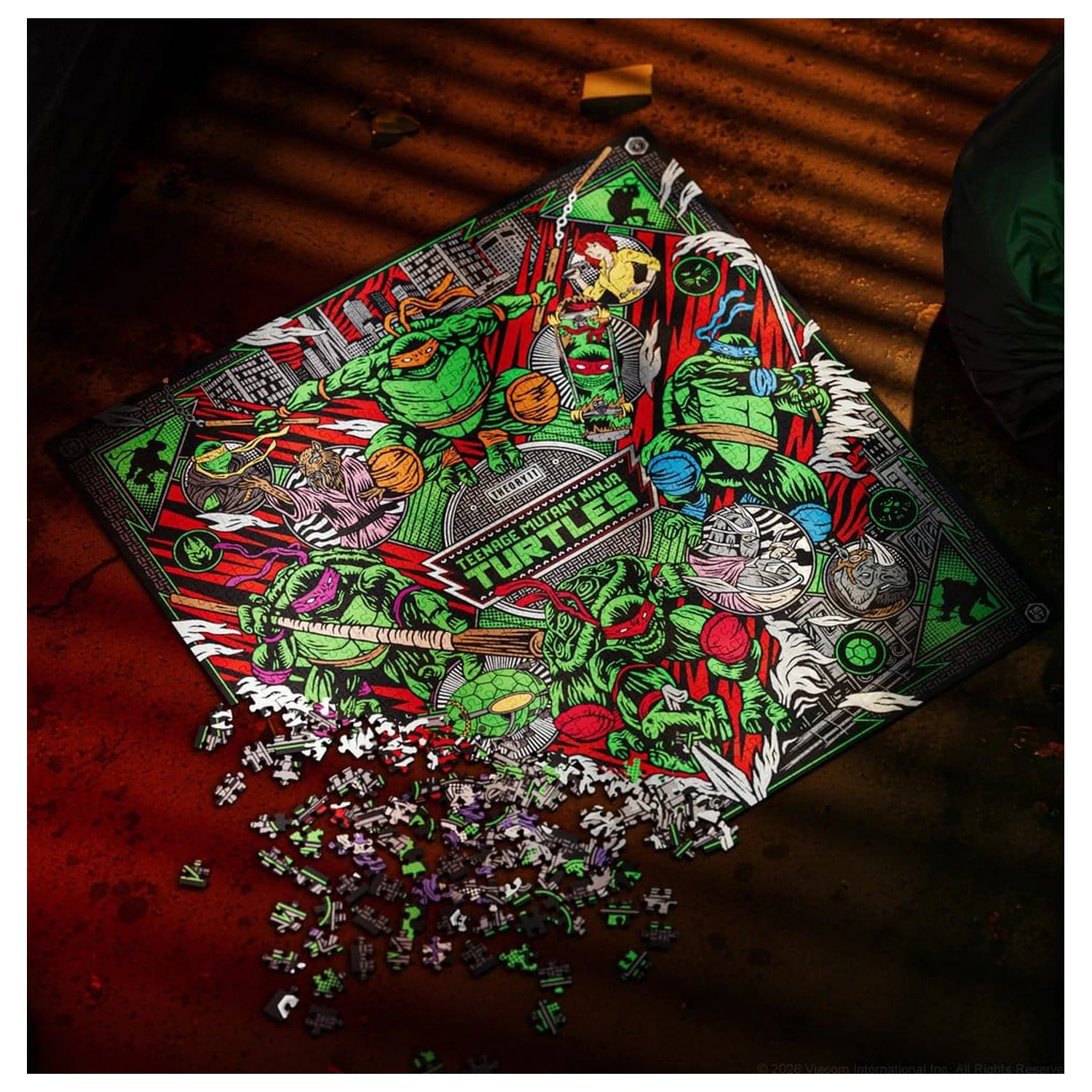 Teenage Mutant Ninja Turtles puzzle multi-dimensional (1000 piese) poza produsului