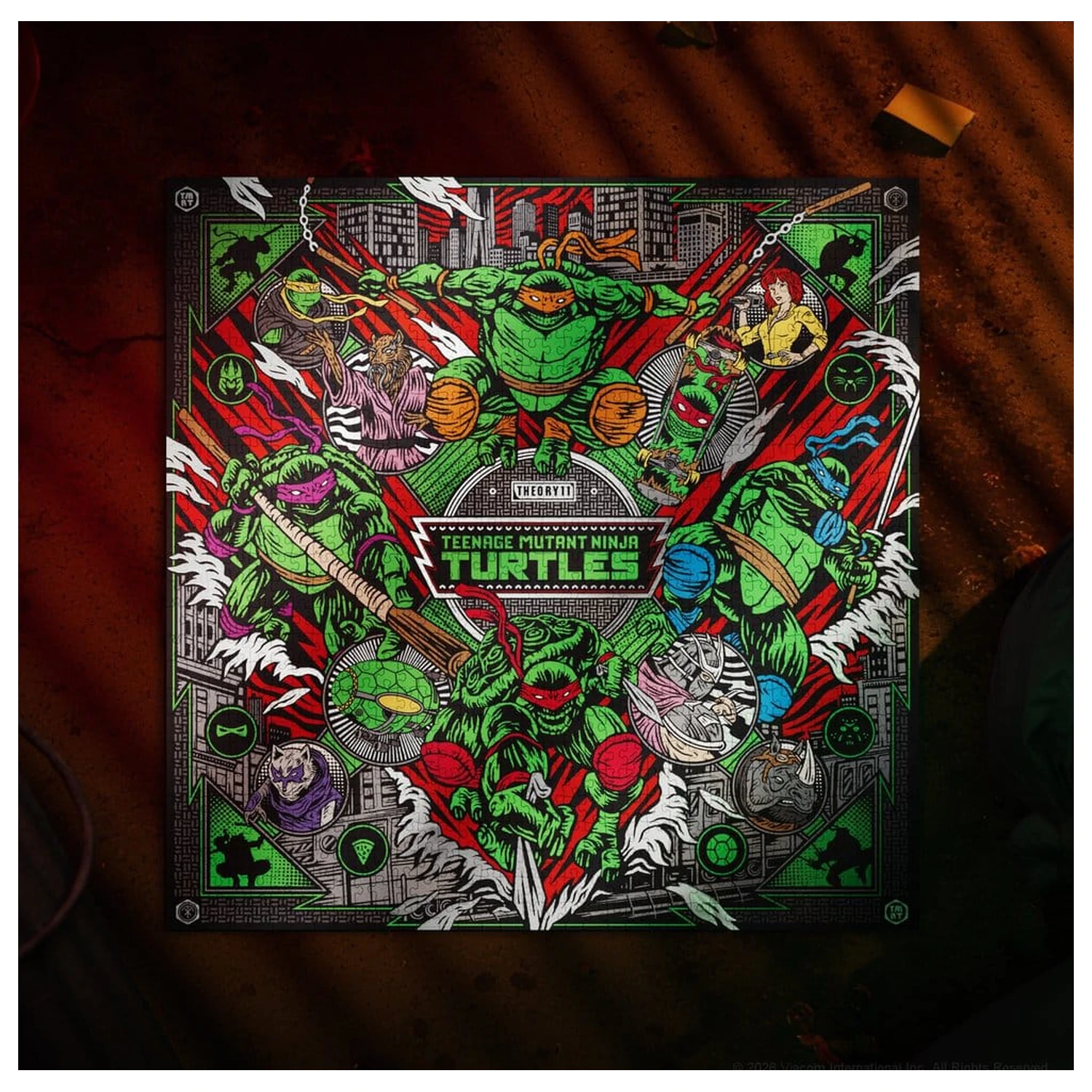 Teenage Mutant Ninja Turtles puzzle multi-dimensional (1000 piese) poza produsului
