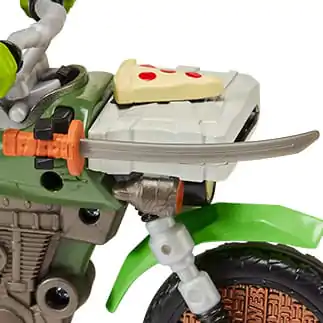 Teenage Mutant Ninja Turtles: Mutant Mayhem figurina Drive N Kick Action Leonardo si motocicleta 11 cm poza produsului