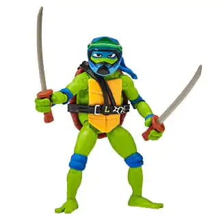 Teenage Mutant Ninja Turtles: Mutant Mayhem figurina Drive N Kick Action Leonardo si motocicleta 11 cm poza produsului