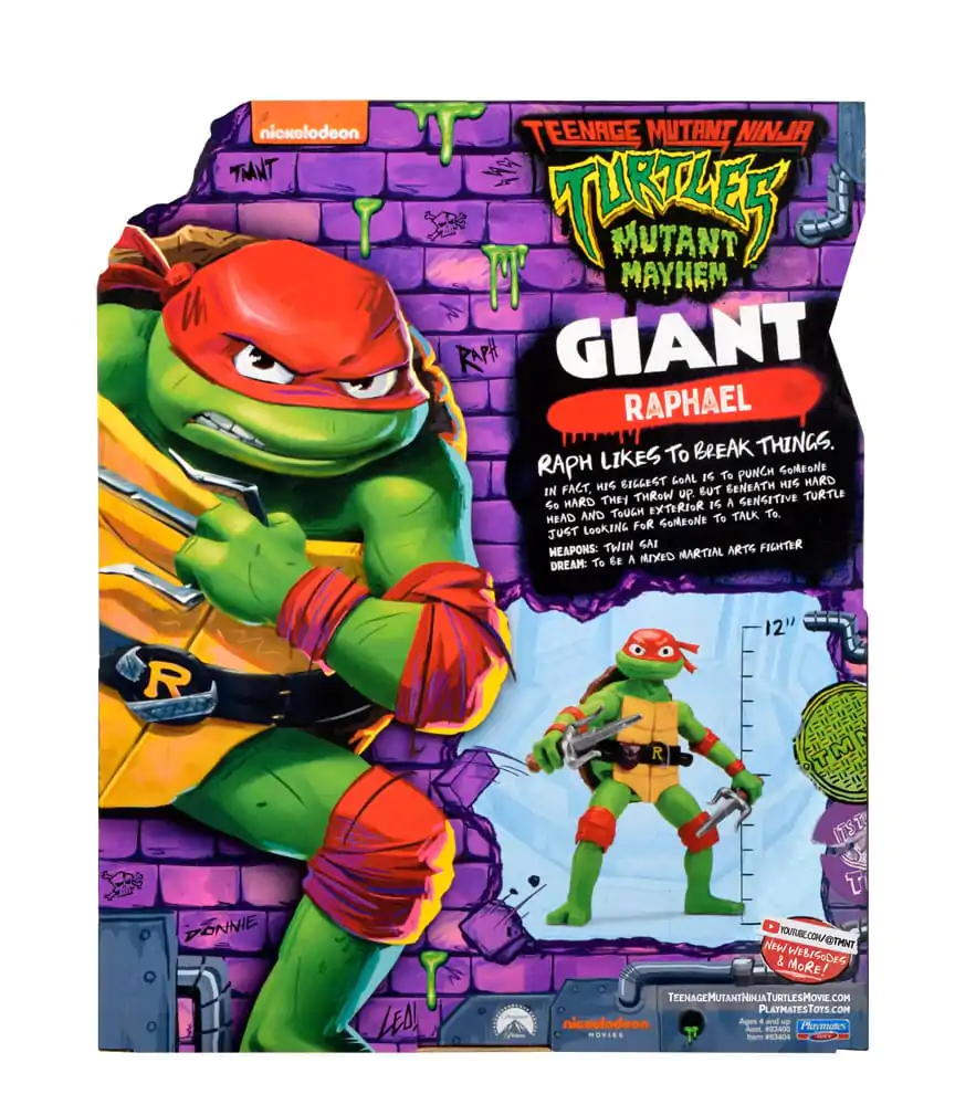 Teenage Mutant Ninja Turtles: Mutant Mayhem Action Figure Gigant Raphael 30 cm poza produsului