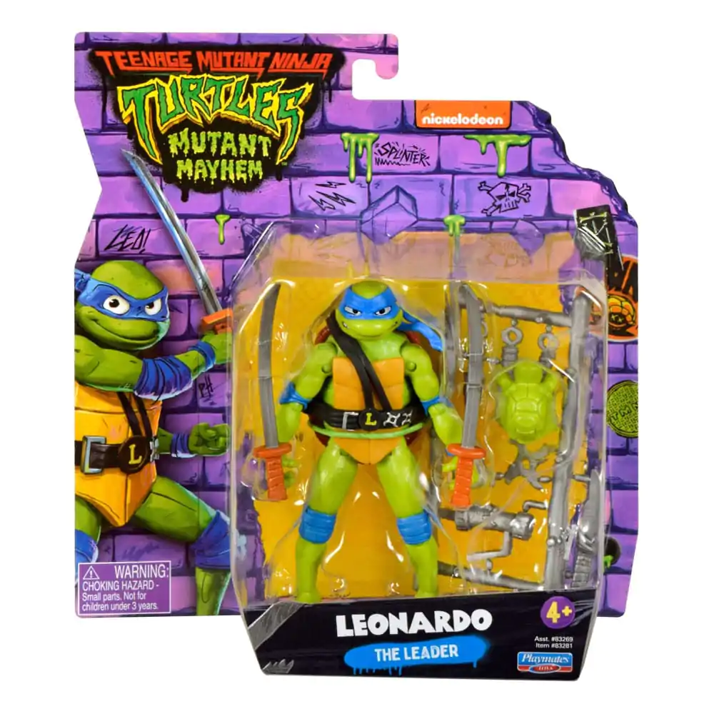 Teenage Mutant Ninja Turtles: Mutant Mayhem Figurina de acțiune Leonardo 10 cm poza produsului