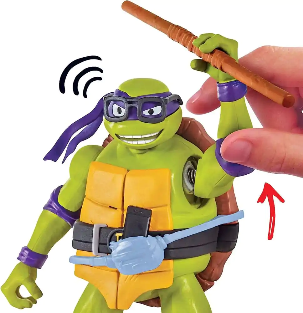 Teenage Mutant Ninja Turtles: Mutant Mayhem Ninja Shouts figurina de actiune Donatello 14 cm poza produsului