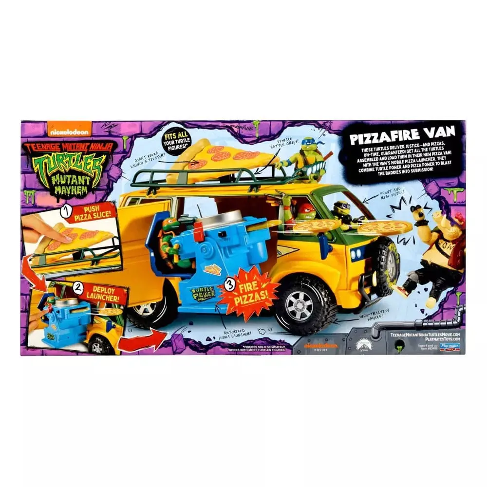 Teenage Mutant Ninja Turtles: Mutant Mayhem Vehicul Furgonetă Pizza 20 cm poza produsului