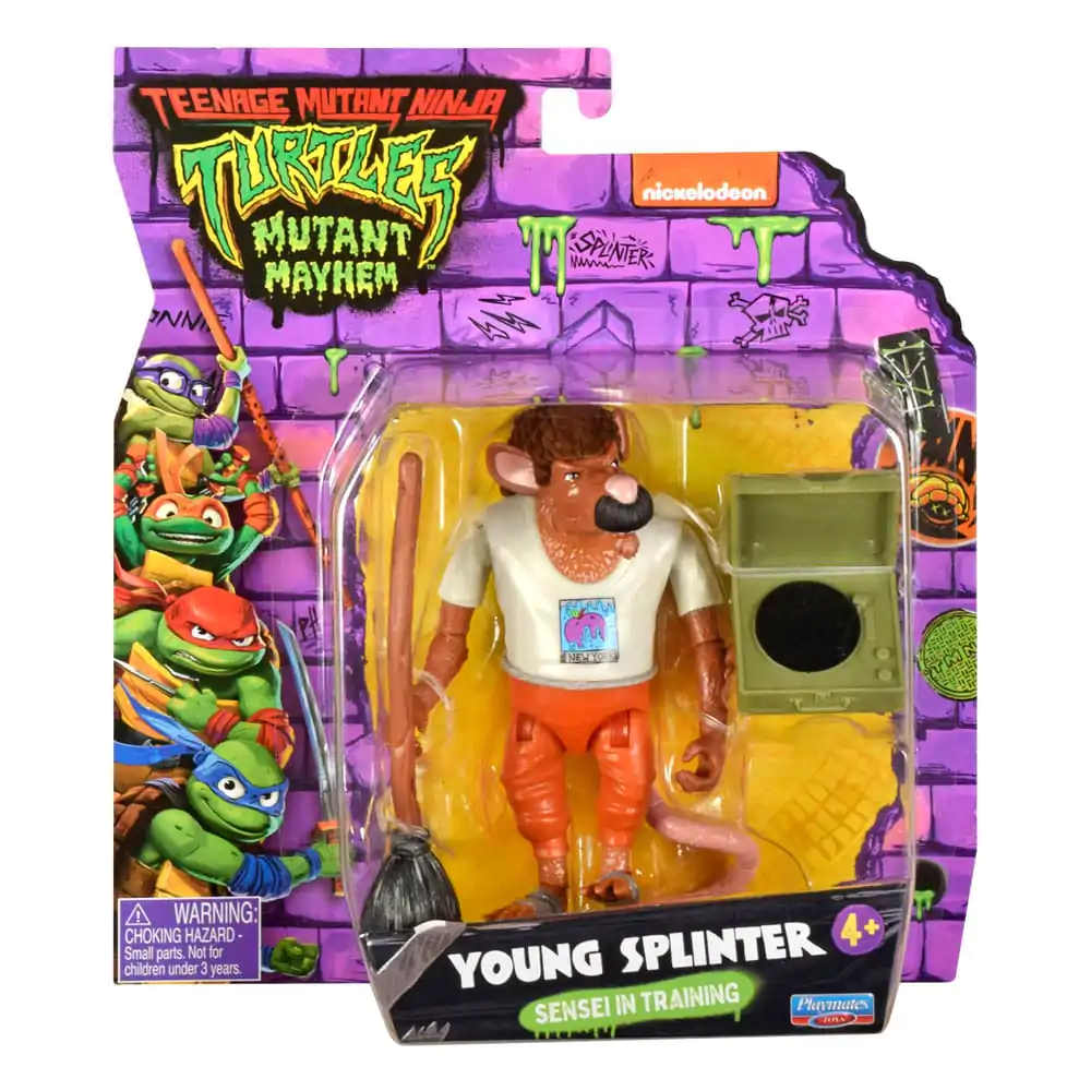 Teenage Mutant Ninja Turtles: Mutant Mayhem figurina de actiune Young Splinter 11 cm poza produsului