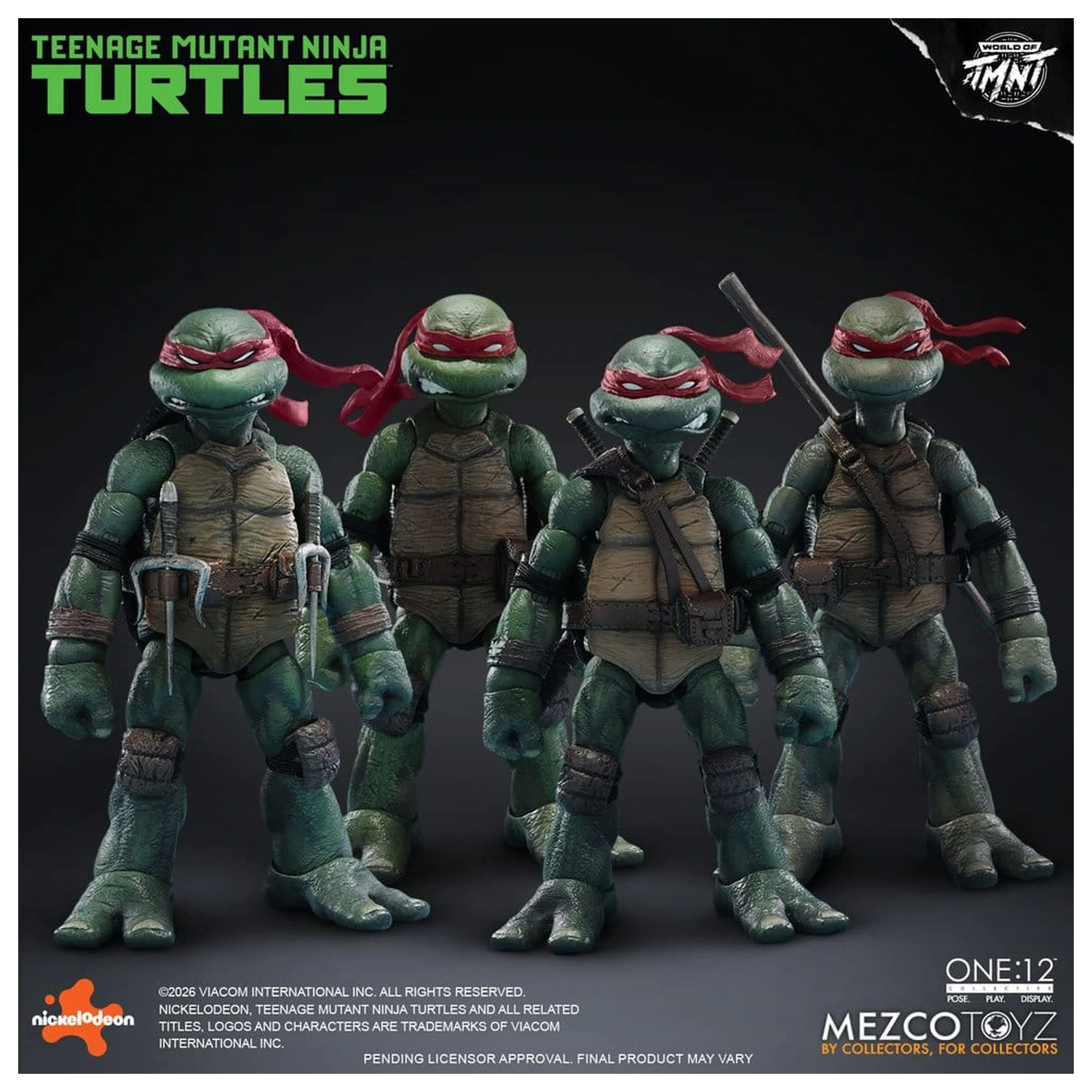 Teenage Mutant Ninja Turtles One:12 Collective Action Figures Set de figurine de acțiune 1/12 în cutie 17 cm poza produsului
